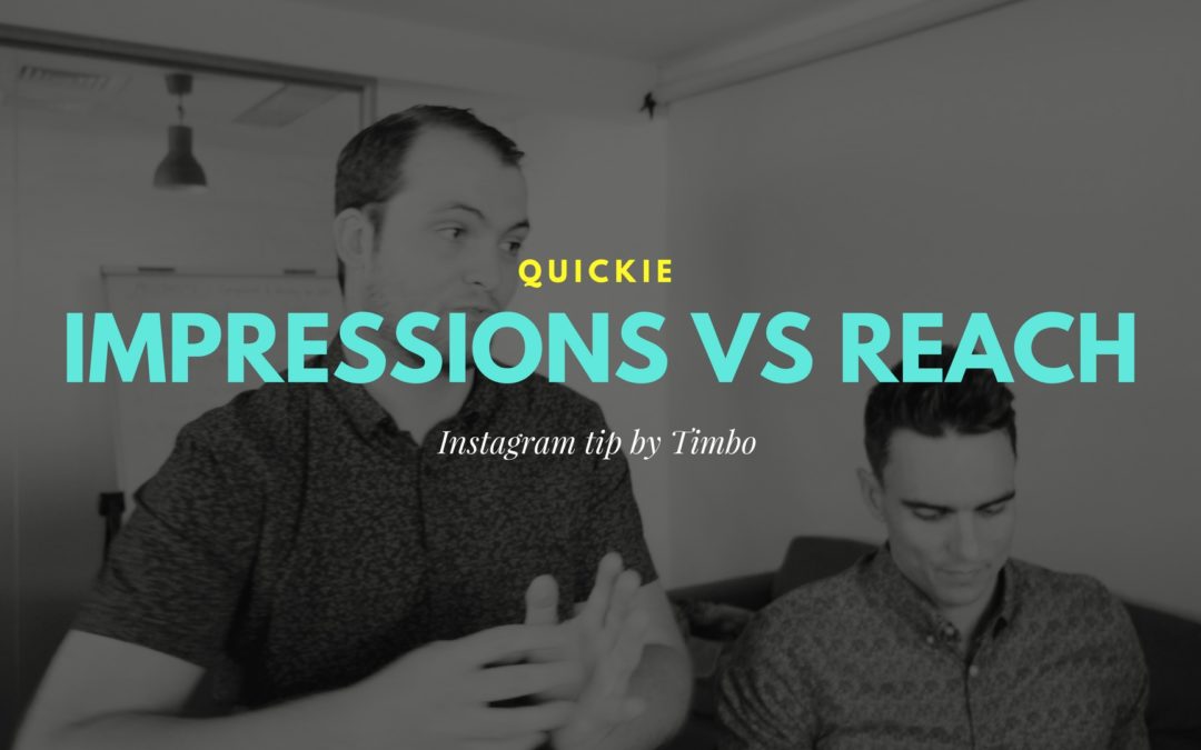 [Quickie] Instagram – Impressions vs Reach