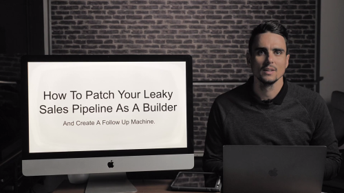 How To Patch Your Leaky Sales Pipeline As A Builder